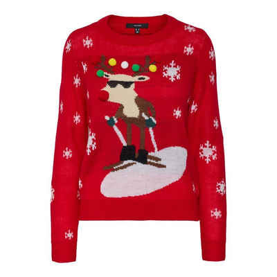 Vero Moda Weihnachtspullover Rudolf (1-tlg)