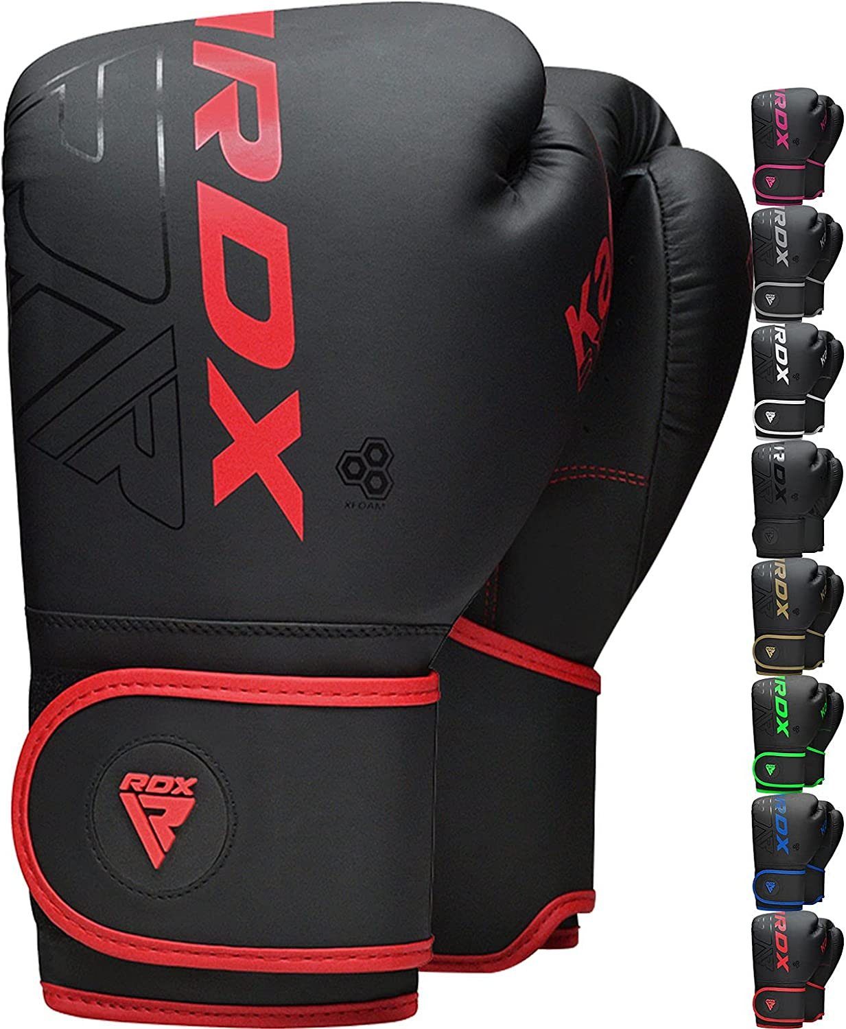 RDX Sports Kinderboxhandschuhe RDX Kinder-Boxhandschuhe für Muay Thai Sparring, Junior Boxhandschuhe RED