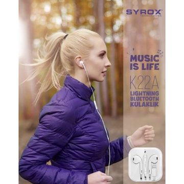 Syrox Syrox Für iPhone Kopfhörer X-XS-11-12-13 Pro und Pro Max In-Ear-Kopfhörer