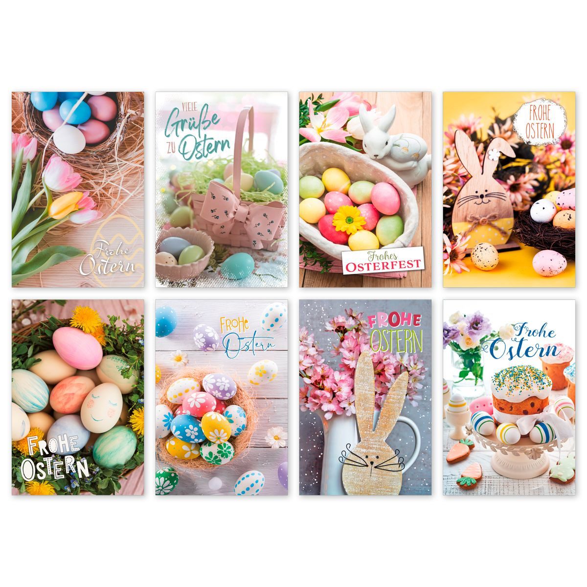 Skorpion Glückwunschkarte Glückwunschkarten Ostern 100 Stück 8 Motive