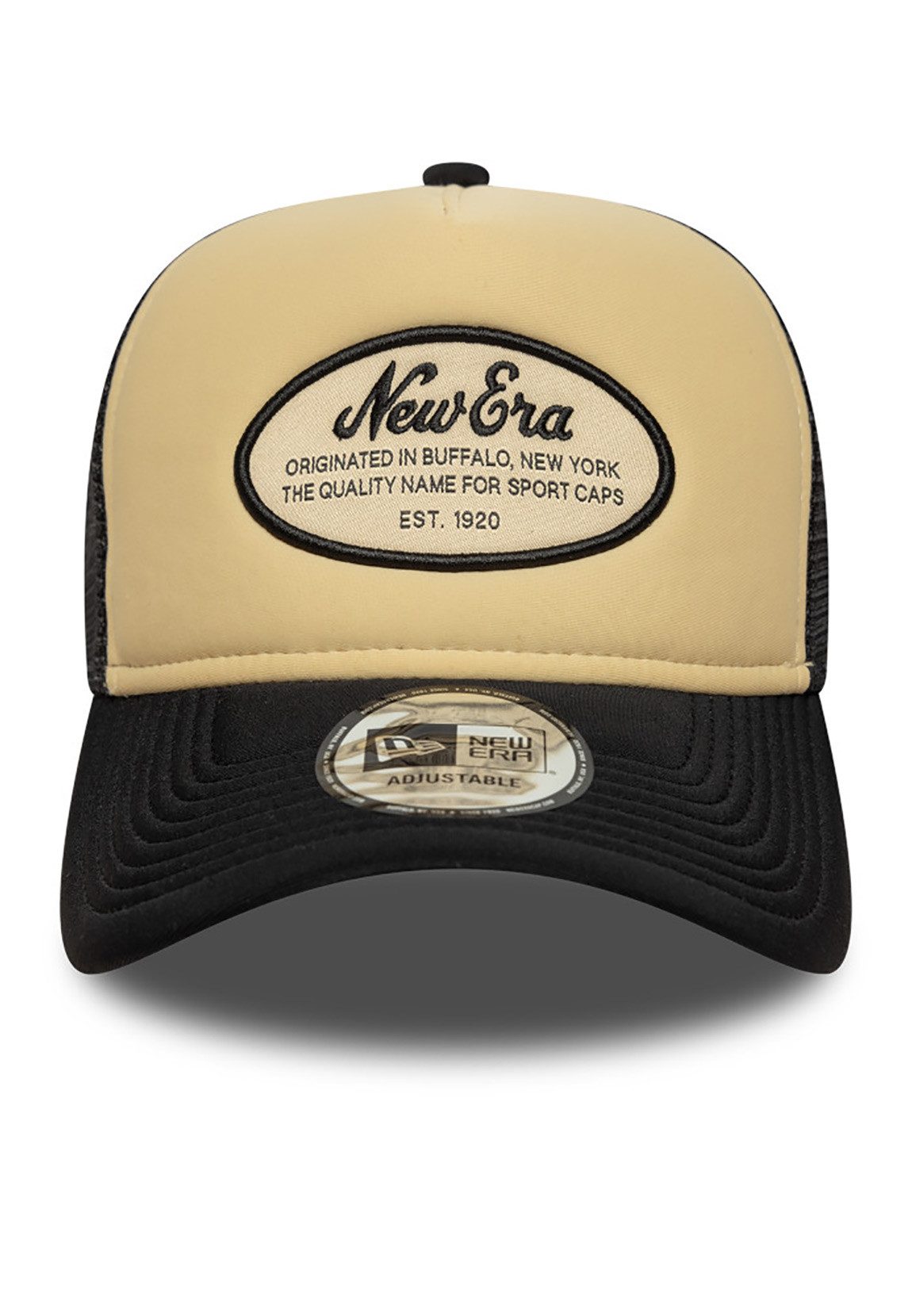 New Era Trucker Cap New Era Oval Foam Patch Trucker Adjustable Cap NE LOGO günstig online kaufen