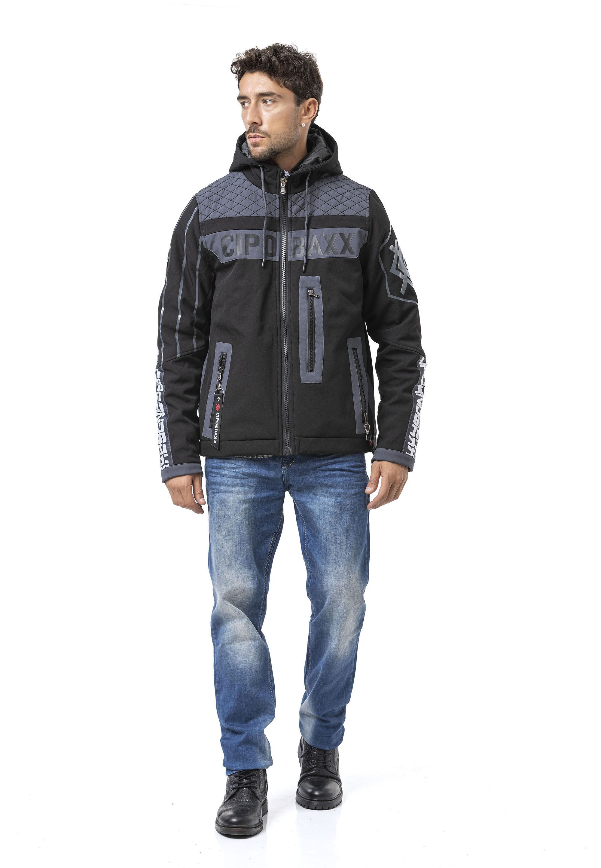 Cipo & Baxx Parka Jacke im modernen Look