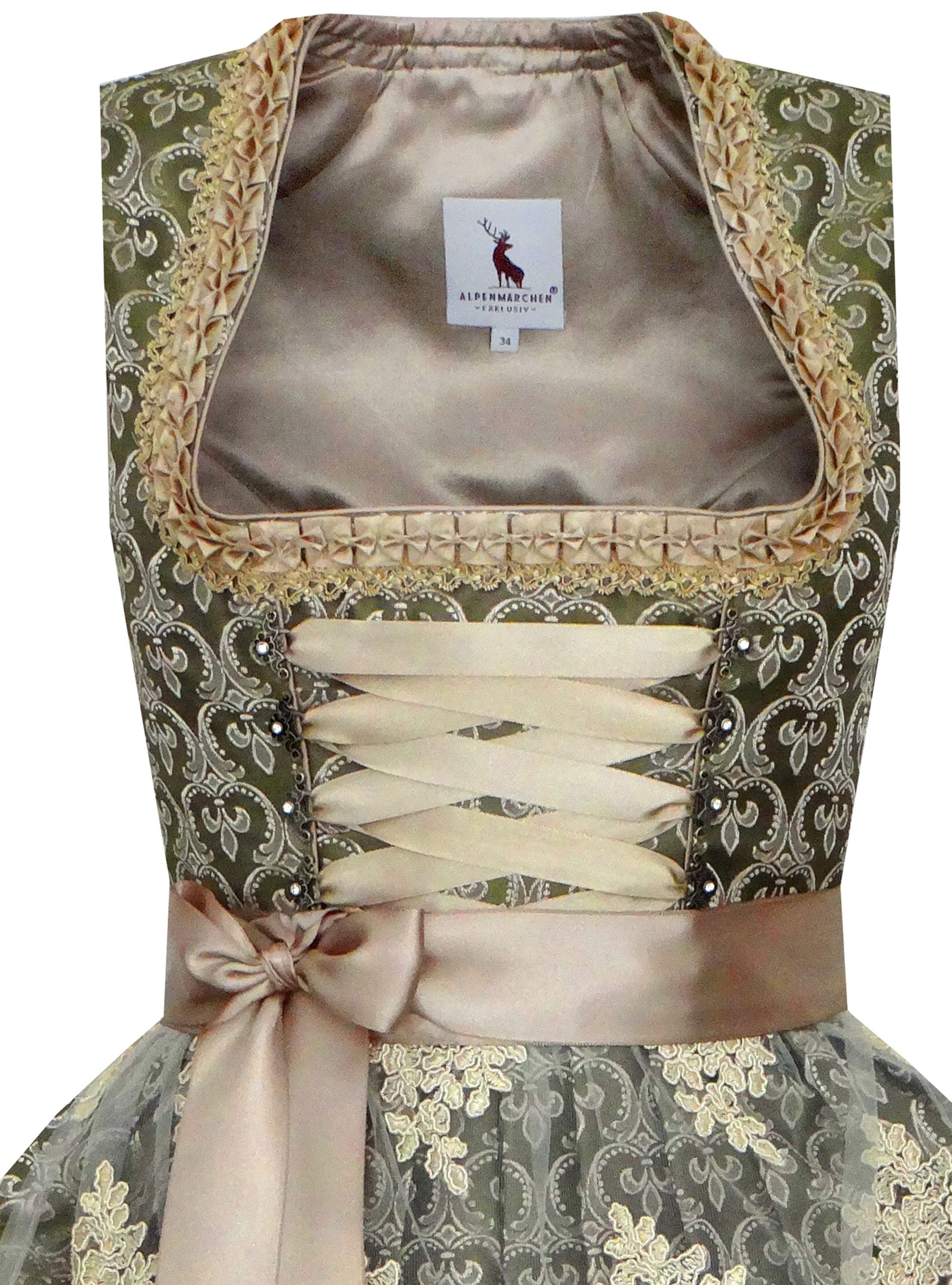 Alpenmärchen Dirndl Midi Dirndl Katherlieschen - ALM668 günstig online kaufen