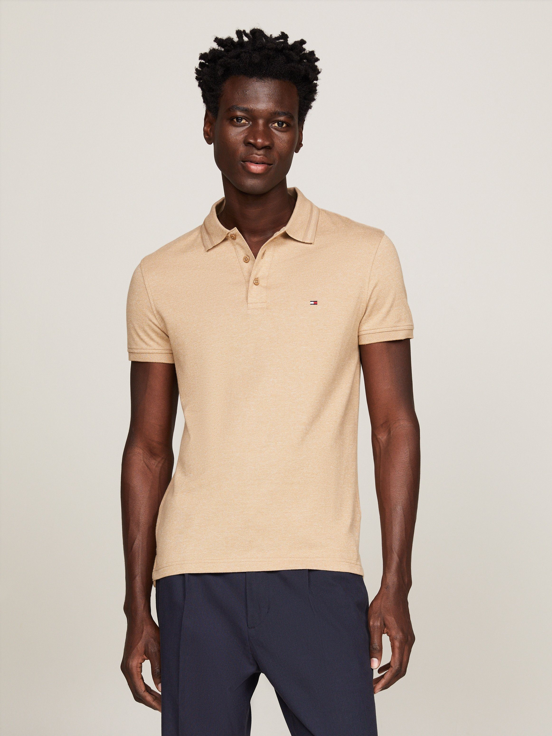 Tommy Hilfiger Poloshirt PRETWIST MOULINE SLIM günstig online kaufen