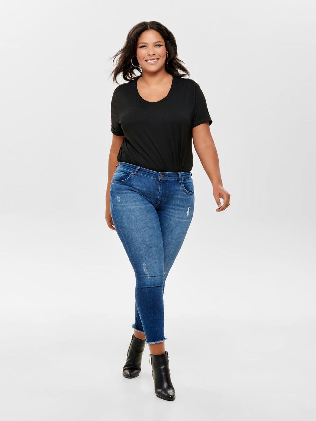 ONLY CARMAKOMA Skinny-fit-Jeans (1-tlg) CARWILLY REG günstig online kaufen