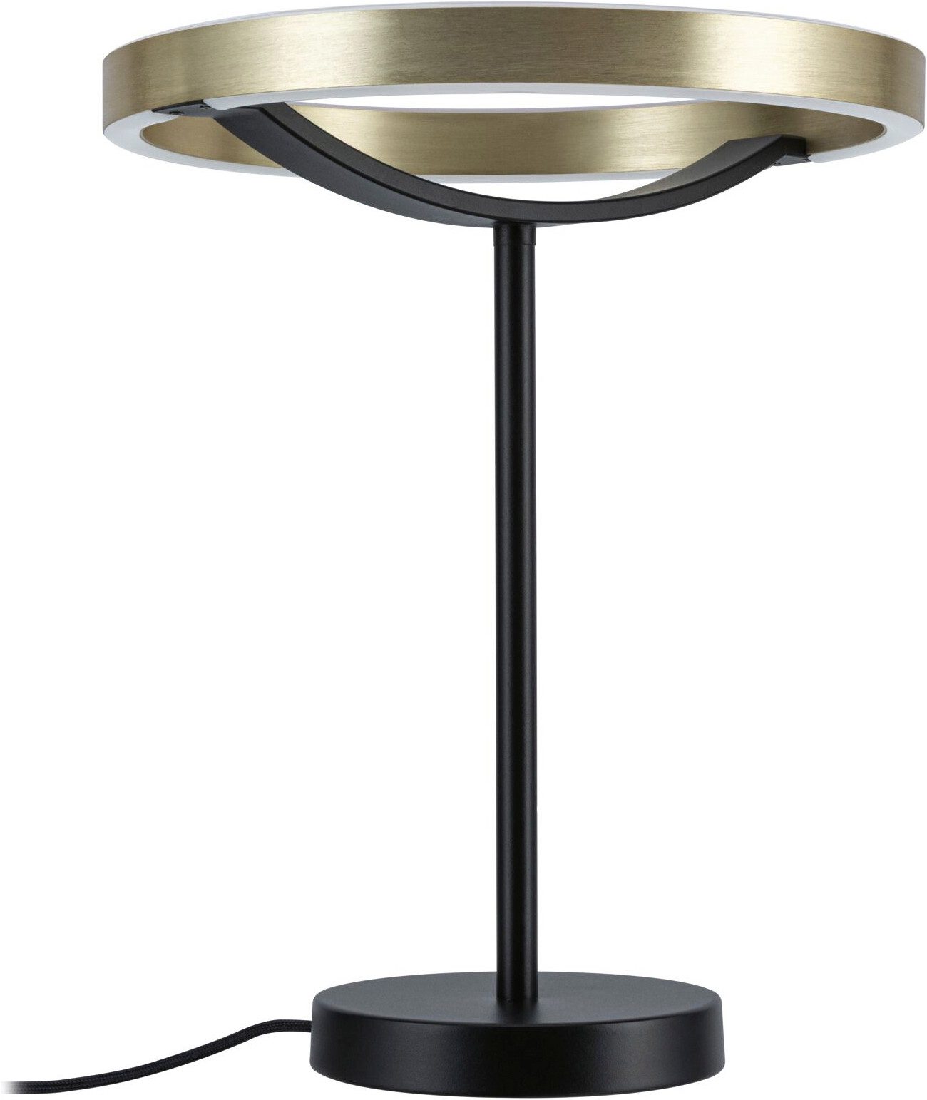 Paulmann LED Tischleuchte Melira LED 10W Gold /Schwarz 230V Metall, Dimmer, Ein-/Ausschalter, mehrere Helligkeitsstufen, LED fest integriert, 3StepDim