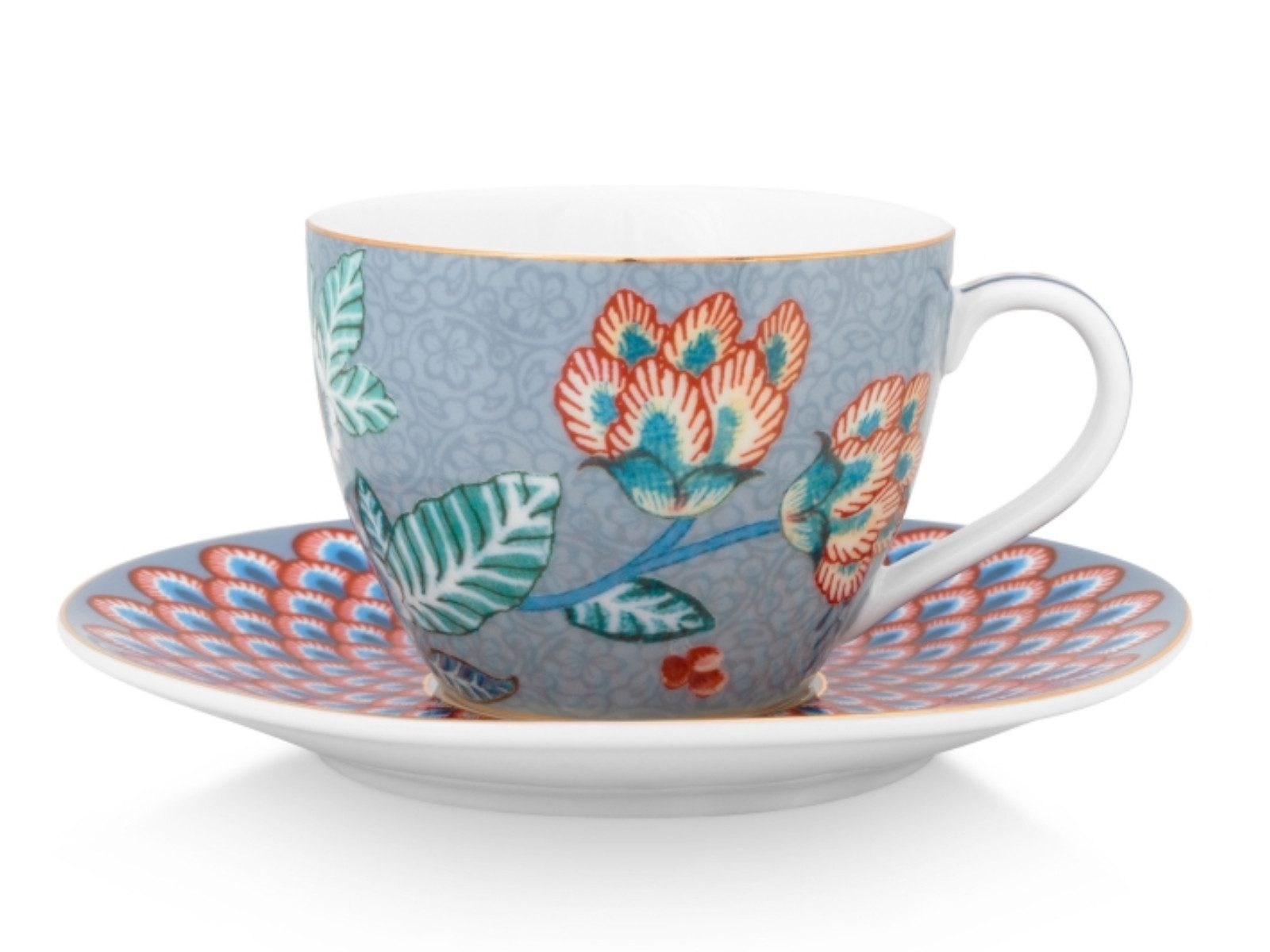 Espressotasse Flower Festival Espressot. m.U. Light Blue 120ml