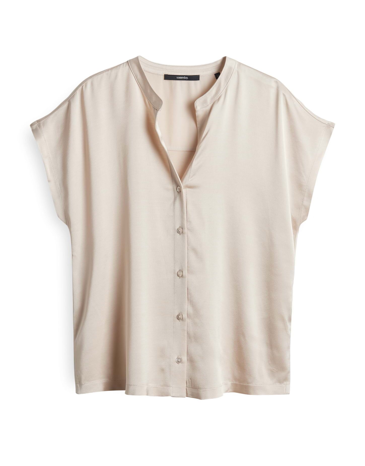 someday Kurzarmshirt KORALIE Regular im Materialmix günstig online kaufen