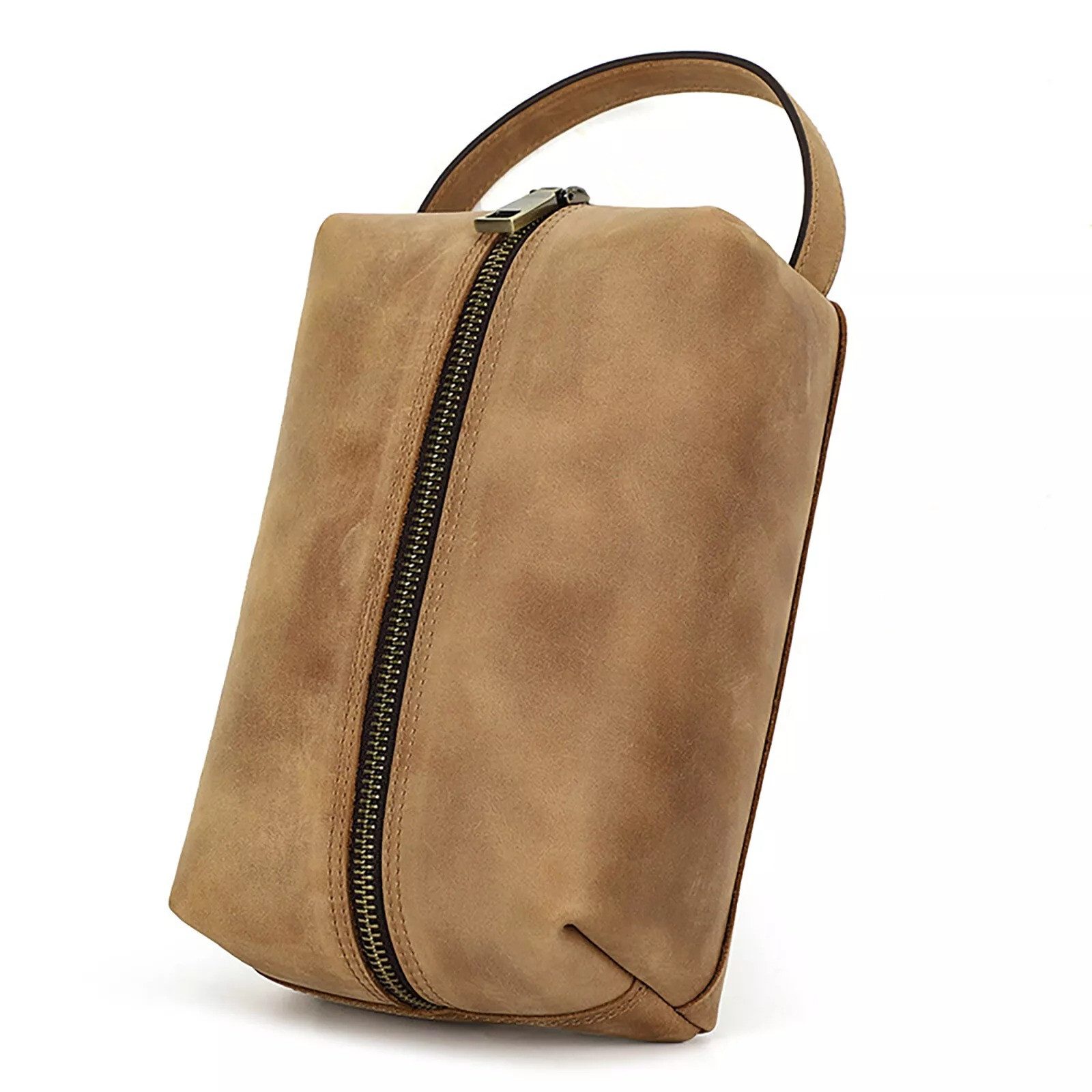 YUBRO-STUDIO Clutch Aufbewahrungstasche Digitale Organizer Tasche Leder Reißverschluss