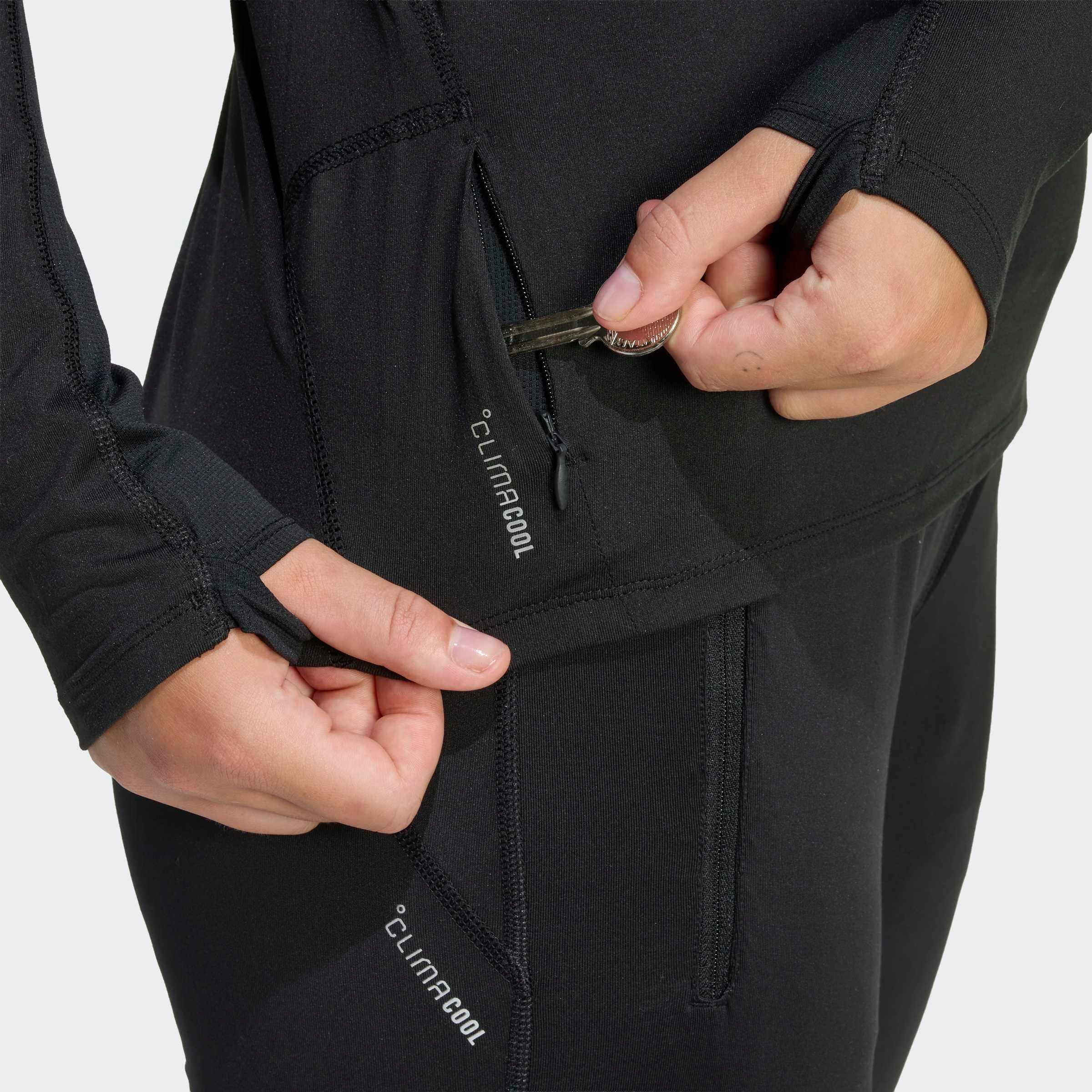 adidas Performance Rollkragenshirt ADI365 ICONIC RUNNING MIT REISSVERSCHLUSS BIS ZUR BRUST