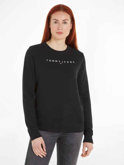 Tommy Jeans Sweatshirt TJW REG LINEAR CREW EXT mit Logostickerei