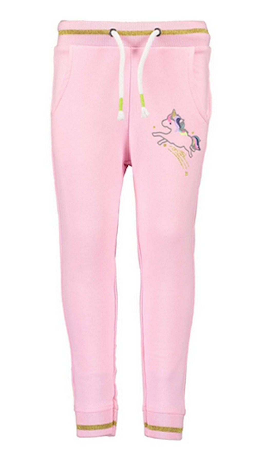 Mädchen Sweathose Seven Freizeithose Seven Blue (1-tlg) Glitzerb Einhorn rosa Jogginghose Jogginghose Blue