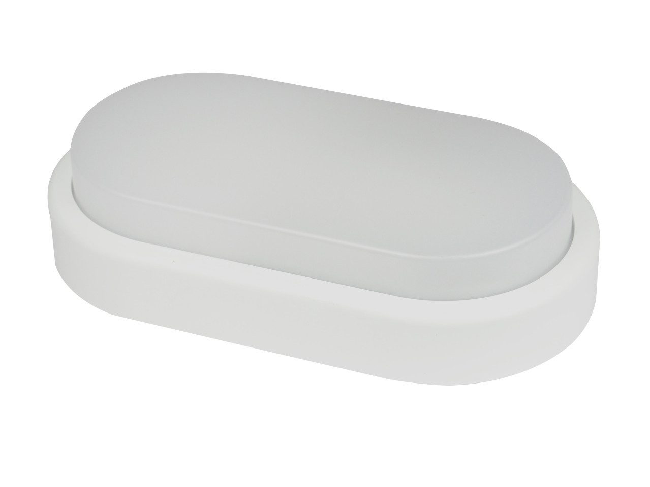 Trend Line Wandleuchte Trendline Ovalleuchte 18x9,8x4,2cm 8W 750lm IP54, Inkl. Leuchtmittel, Nicht dimmbar ohne Bewegungsmelder