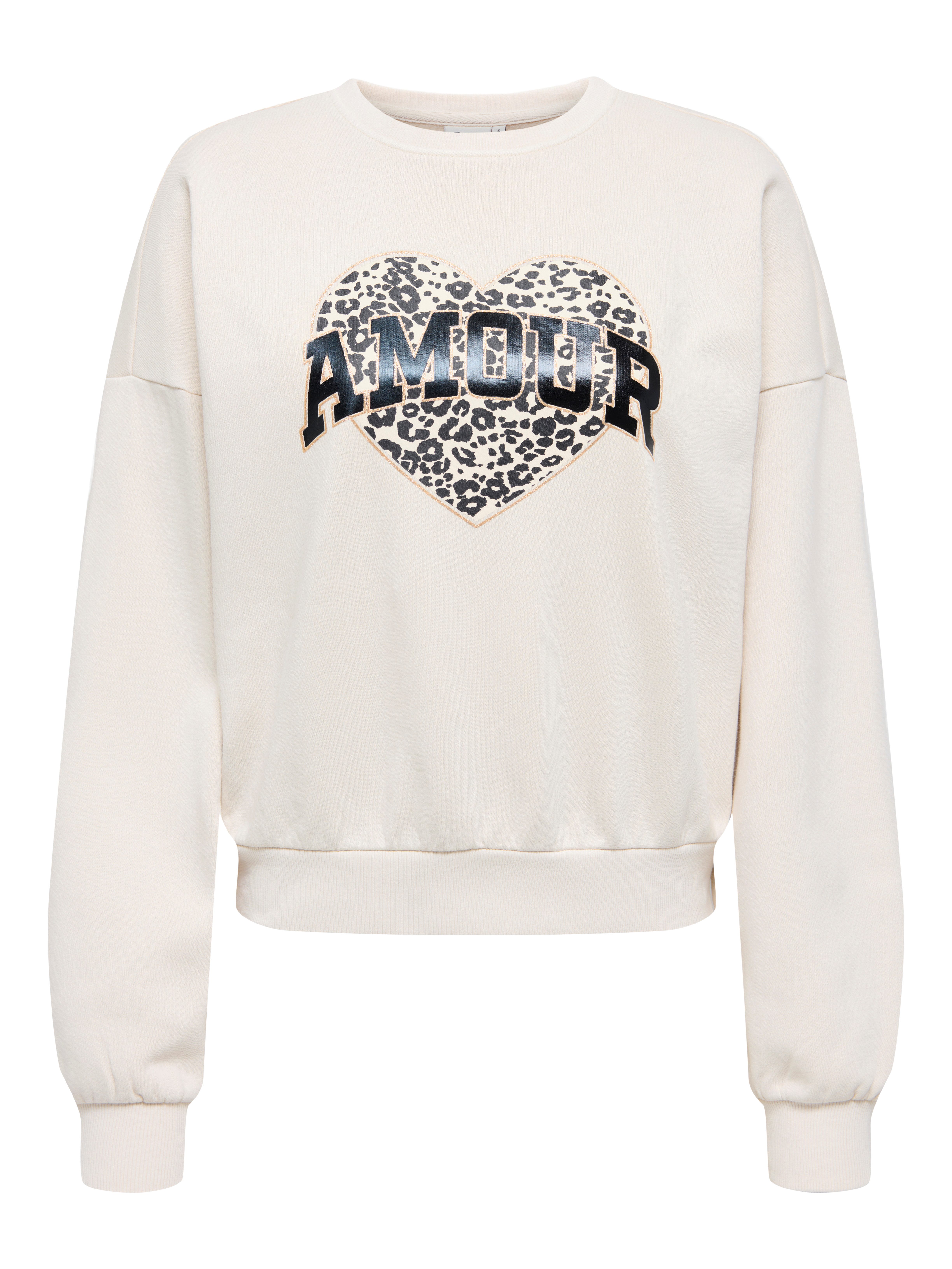 Sweatshirt ONLLAUREN L/S LEO O-NECK CC SWT