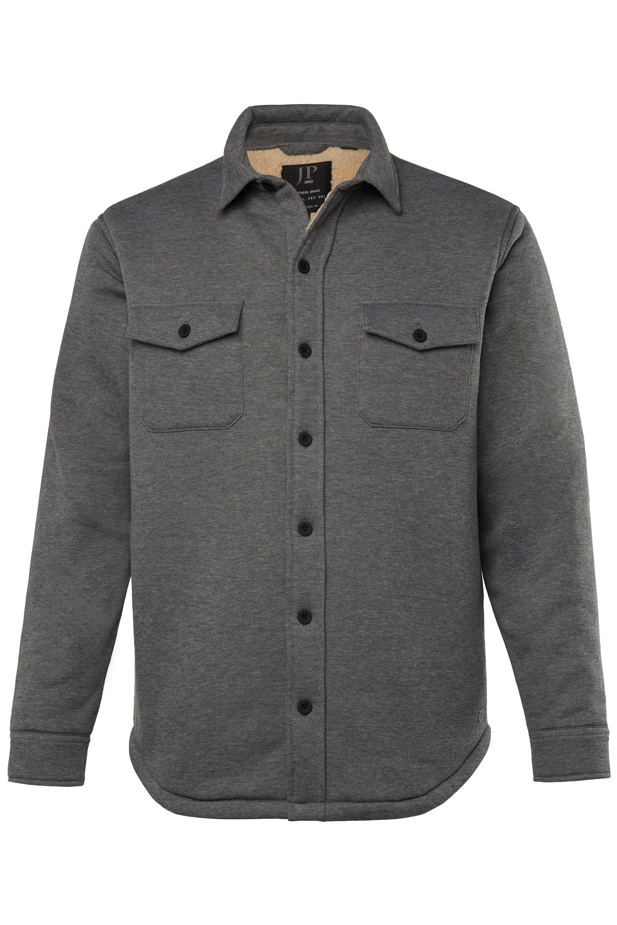 JP1880 Fleecejacke JP 1880 Sweat-Overshirt Webfell-Futter günstig online kaufen