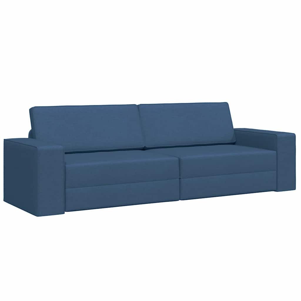 vidaXL Sofa Bodensofa-Bett Marineblau 245 x günstig online kaufen