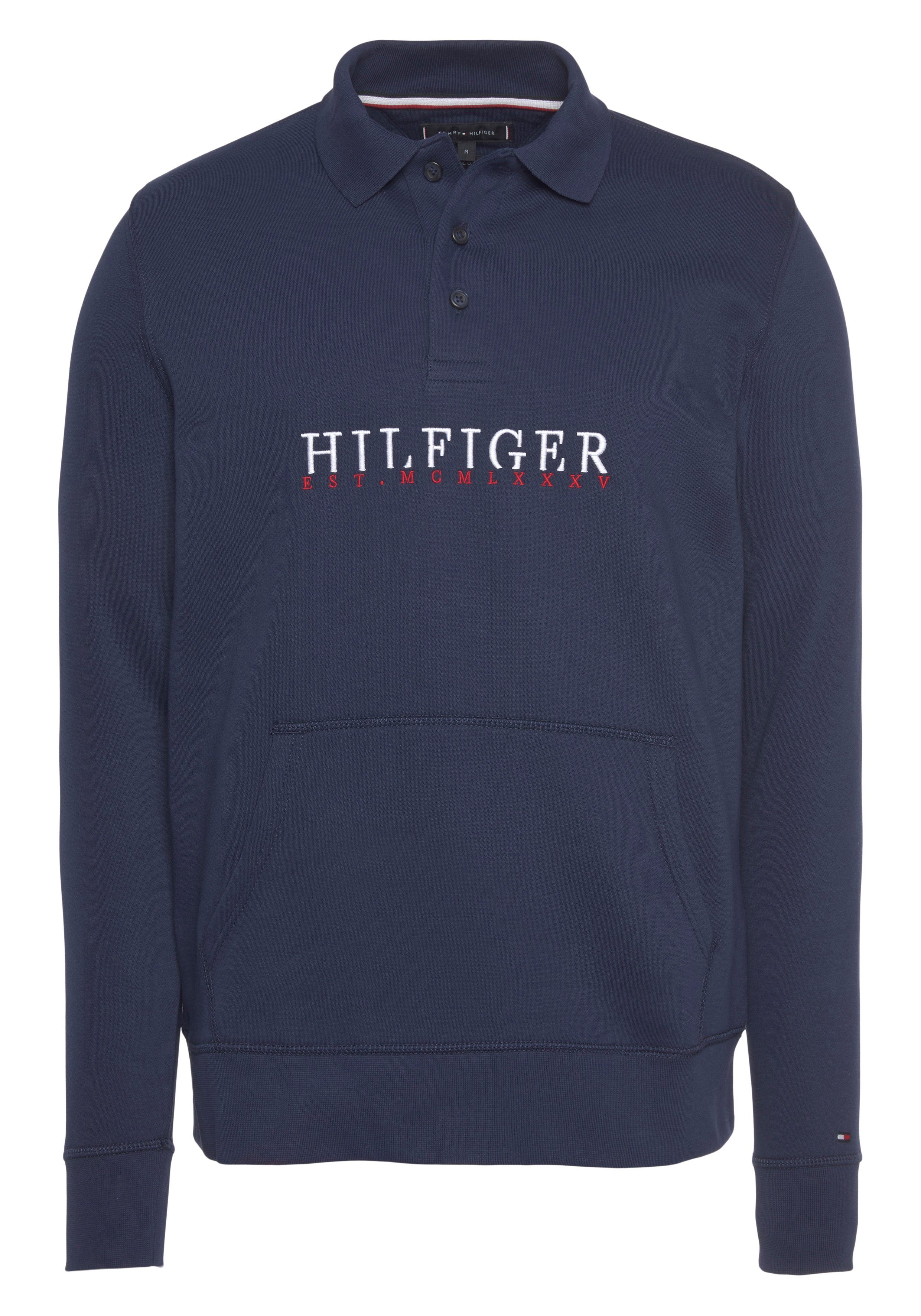 Tommy Hilfiger Langarm-Poloshirt »HILFIGER RUGBY« | OTTO