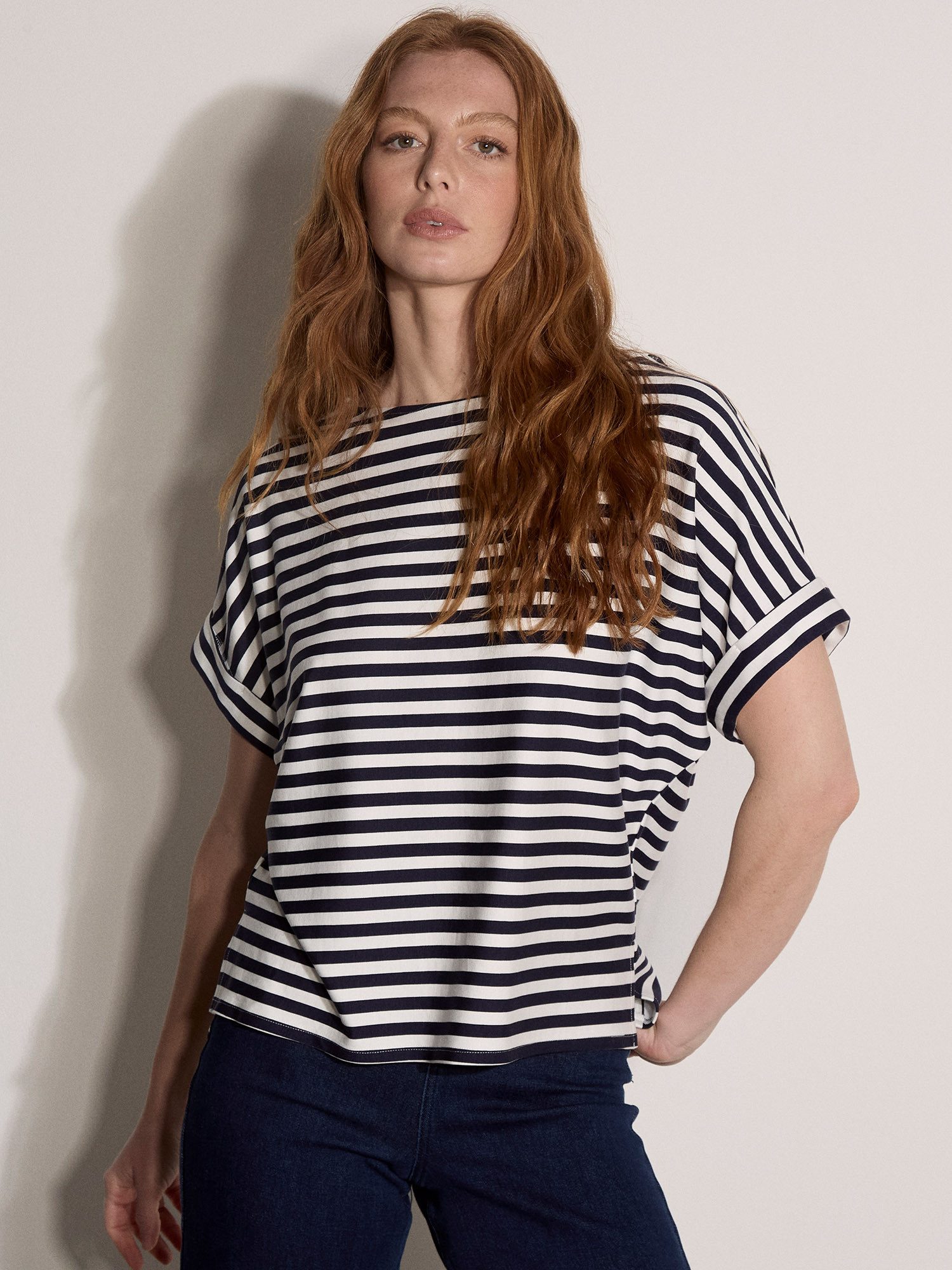 T-Shirt Weiches Jersey-T-Shirt