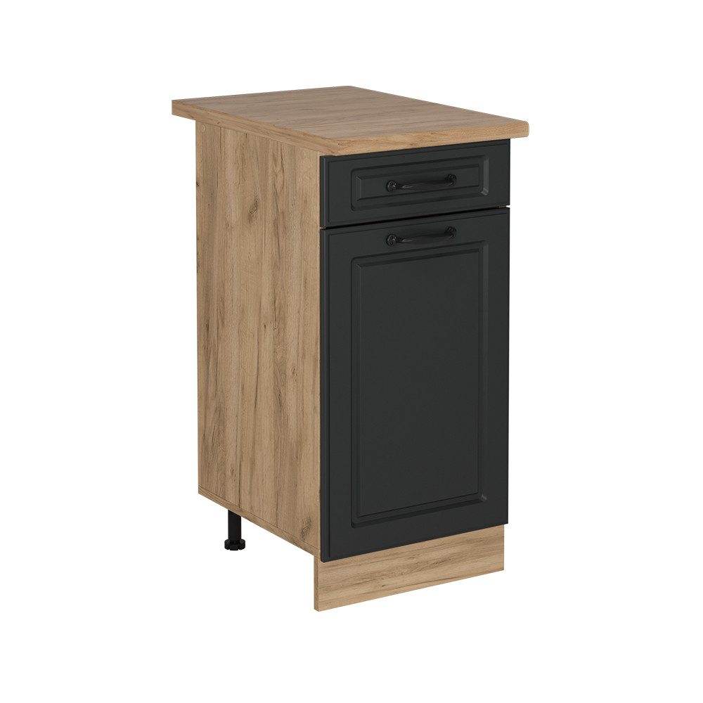 Vicco Unterschrank R-Line, Anthrazit Landhaus/Goldkraft Eiche, günstig online kaufen