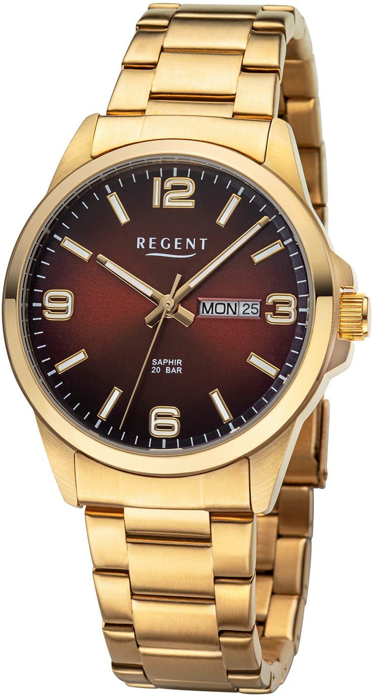 Regent Quarzuhr F1530 - 19864593, Armbanduhr,Herrenuhr,Saphirglas,Edelstahl günstig online kaufen