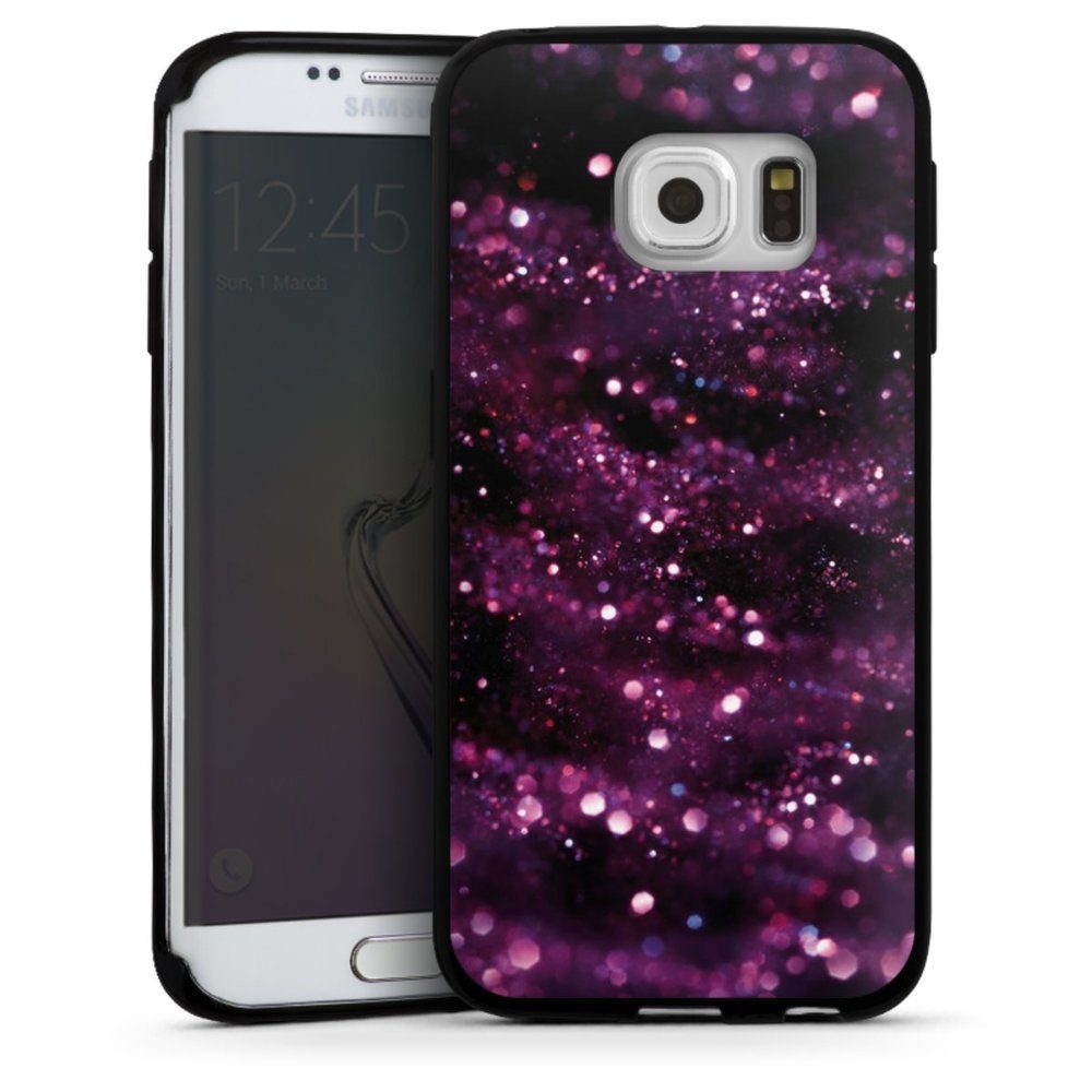 DeinDesign Handyhülle »Lilac Sparkles Look« Samsung Galaxy S6 Edge, Hülle  Glitzer Look Muster Glitter online kaufen | OTTO