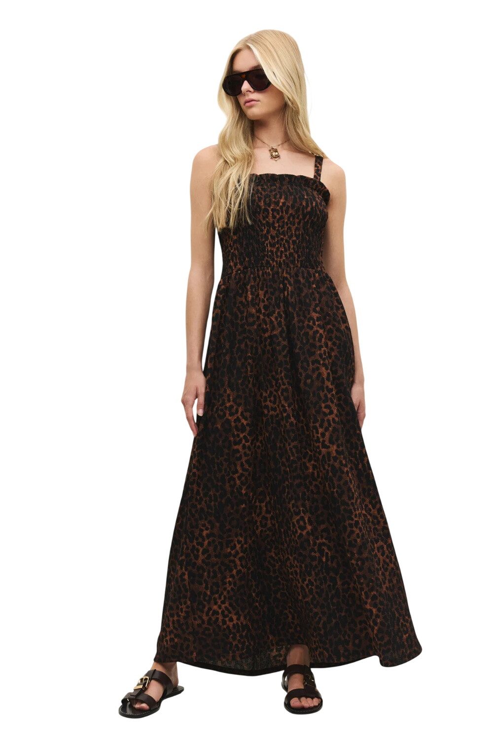 No Matter What Maxikleid Trägerloses Maxikleid mit Muster
