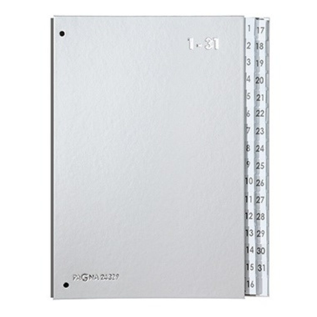 Papierverarbeitung Gnadau Fächermappe PAGNA Pultordner 24329-14 DIN A4 1-31 32: DIN A4