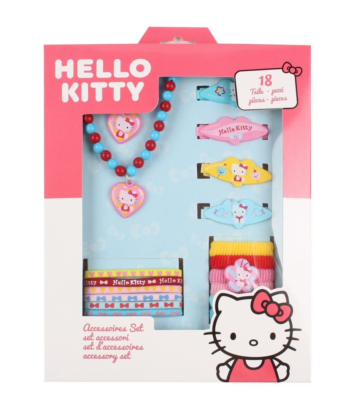 Joy Toy Haarspange Hello Kitty - Accessoiresset 18 tlg., 1-tlg.