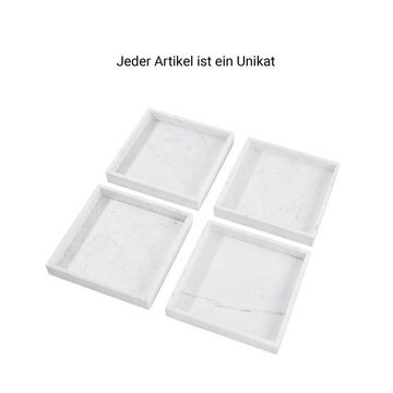 BUTLERS Dekotablett MARBLE Marmor-Tablett L 30 x B 30cm
