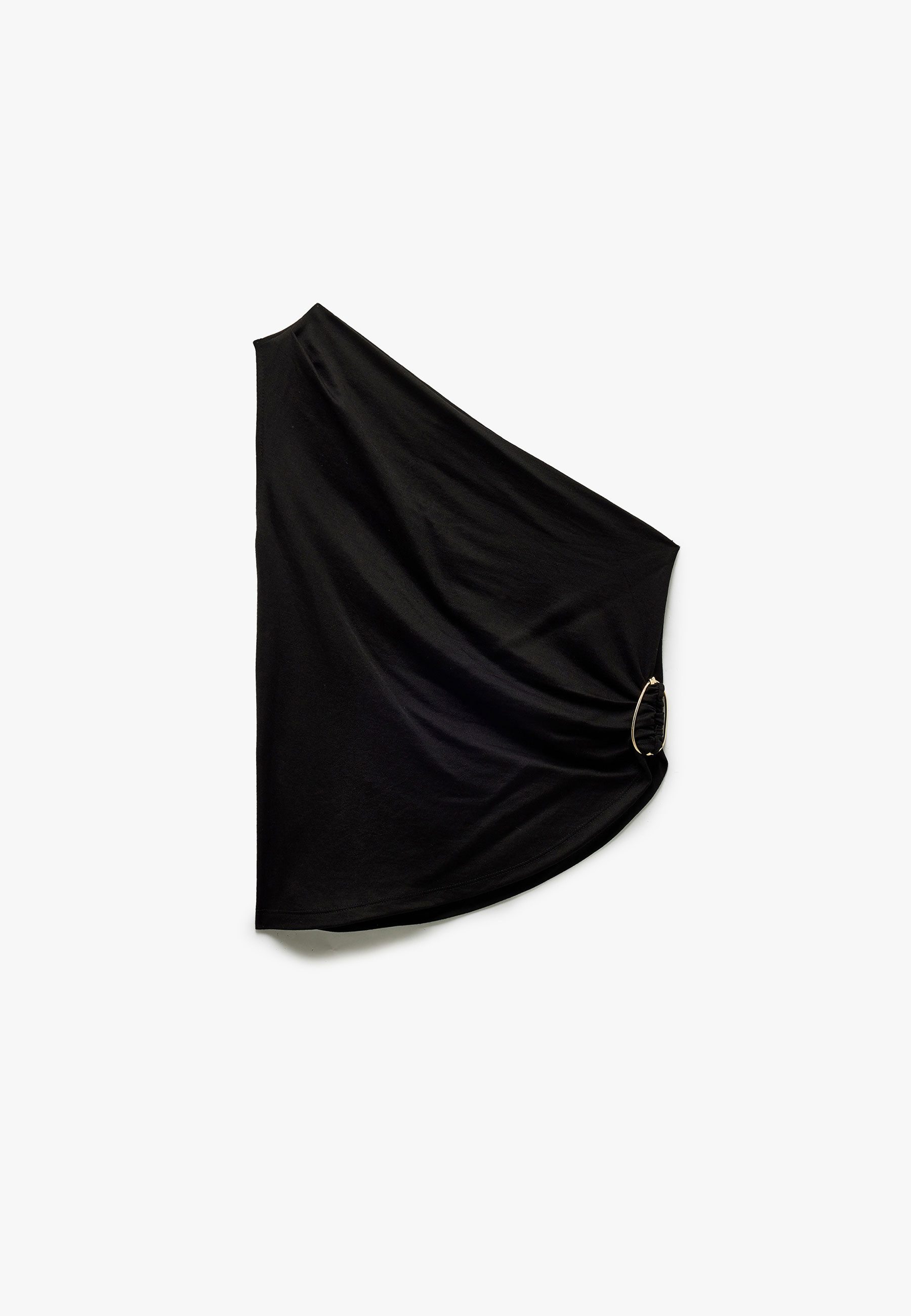 Koton Kurzarmbluse Ärmellos Eine Schulter Kurzarmbluse