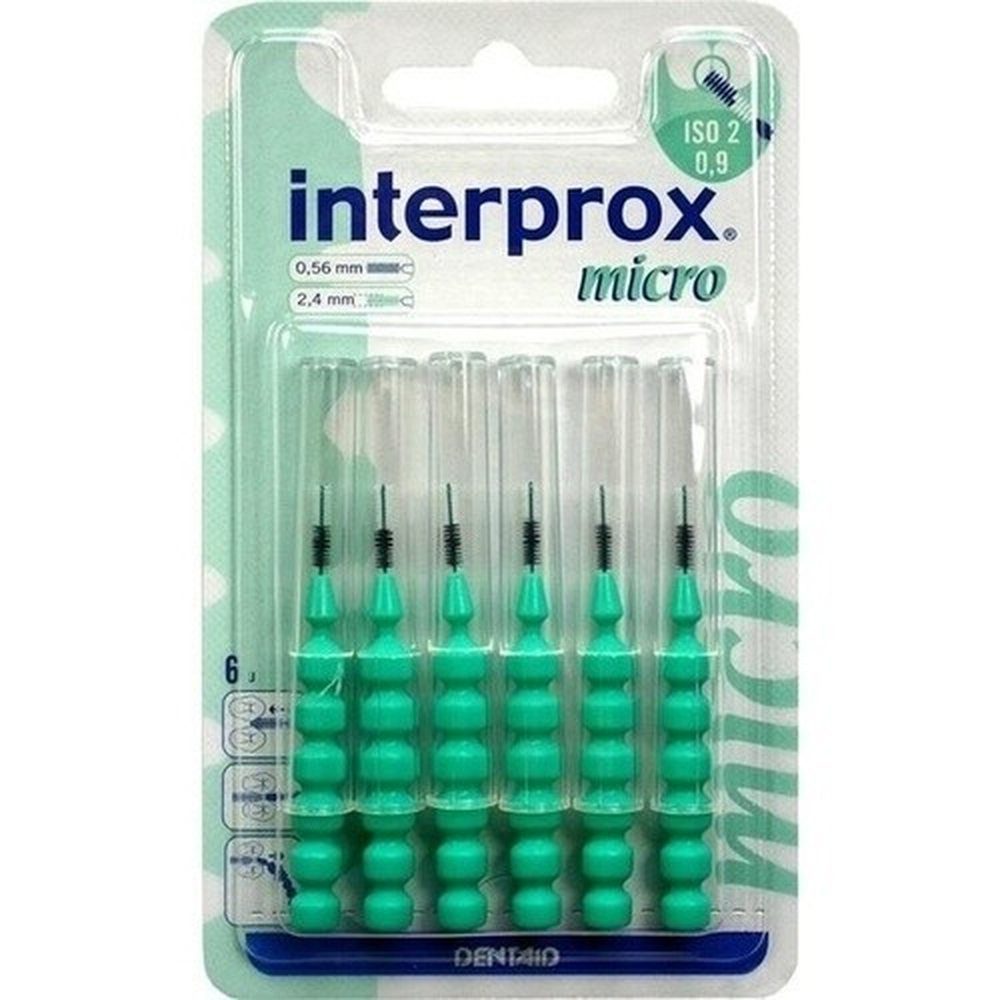Interprox Interdentalbürsten INTERPROX reg micro grün Interdentalbürste Blis. 6St