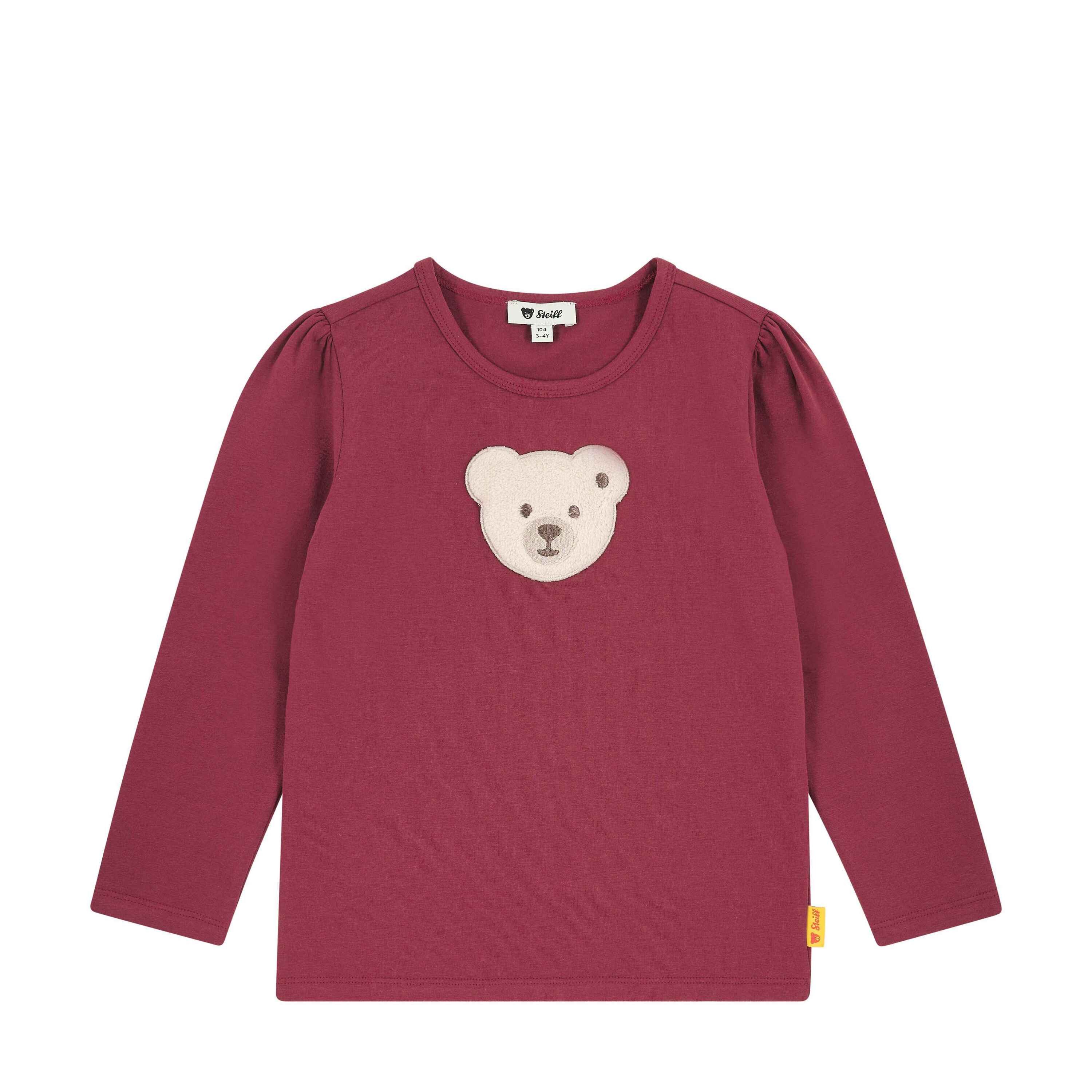 Steiff Langarmshirt T-Shirt langarm Festive Luxe, Quietsche