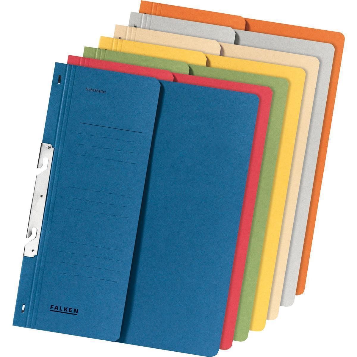 Falken Hefter Falken Einhakhefter 80000789 DIN A4 halber Deckel Behördenheftung grün
