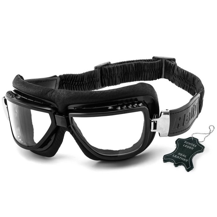 Helly - No.1 Bikereyes Motorradbrille 1380b Motorradbrille mit Kunststoff-Sicherheitsglas