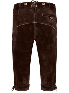 Almbock Trachtenlederhose Trachtenhose Herren Marinus (2-tlg) schokobraun