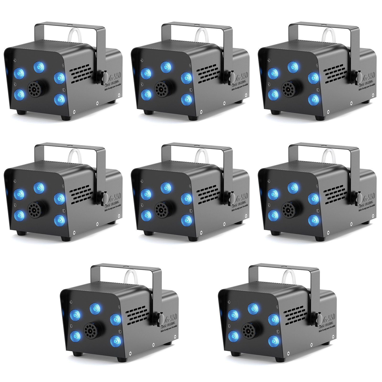 ZonQoonz Discolicht 500W FOG550 Nebelmaschine mit 5