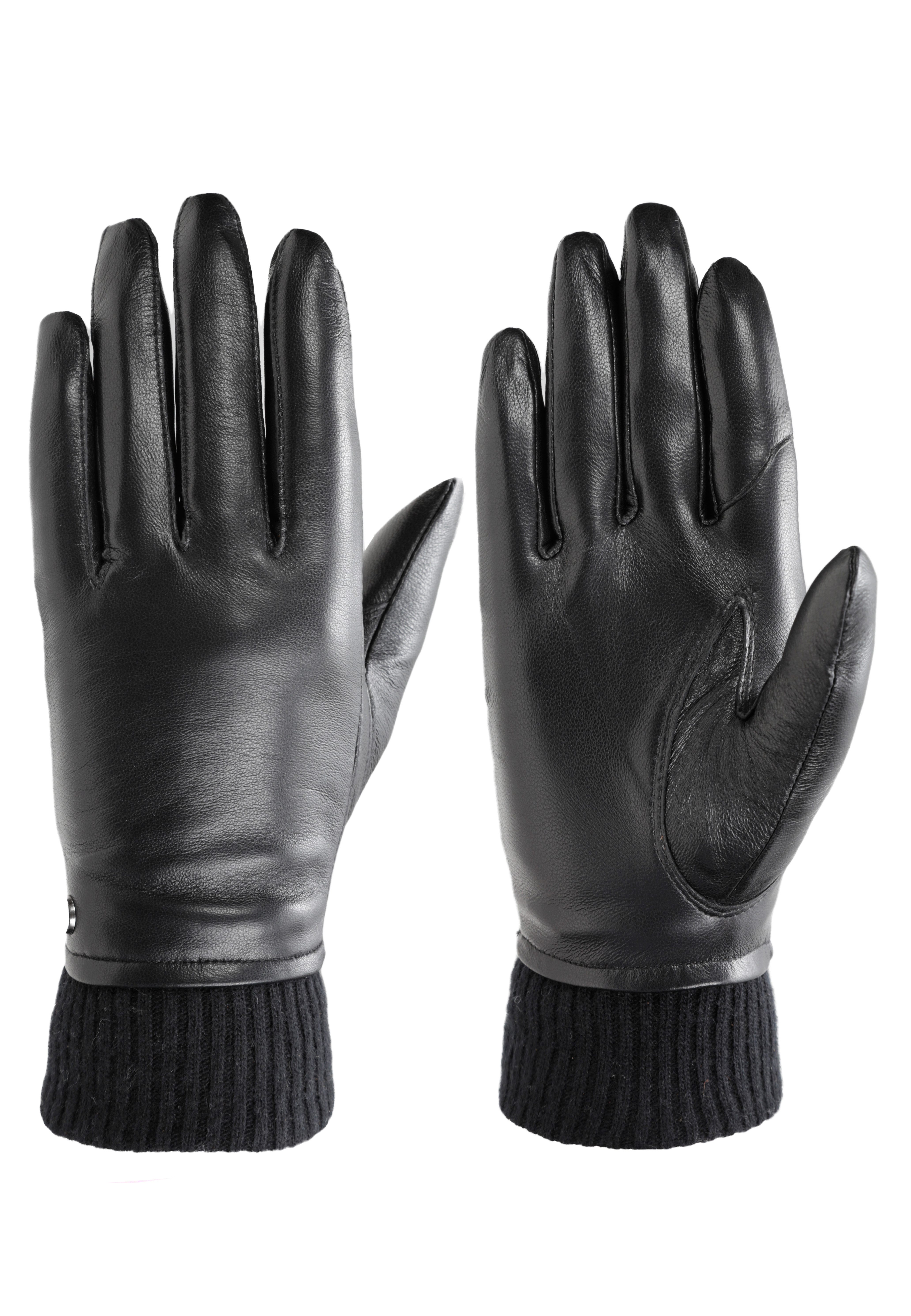 PEARLWOOD Lederhandschuhe ARMA (1 Paar) mit Wollanteil, weiches Innenfutter günstig online kaufen