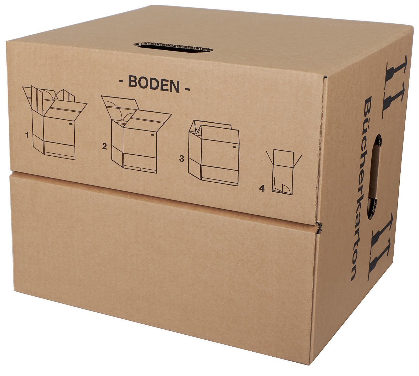 KK Verpackungen Aufbewahrungsbox (Spar-Set, 80 St., 80er-Set), Bücherkarton günstig online kaufen