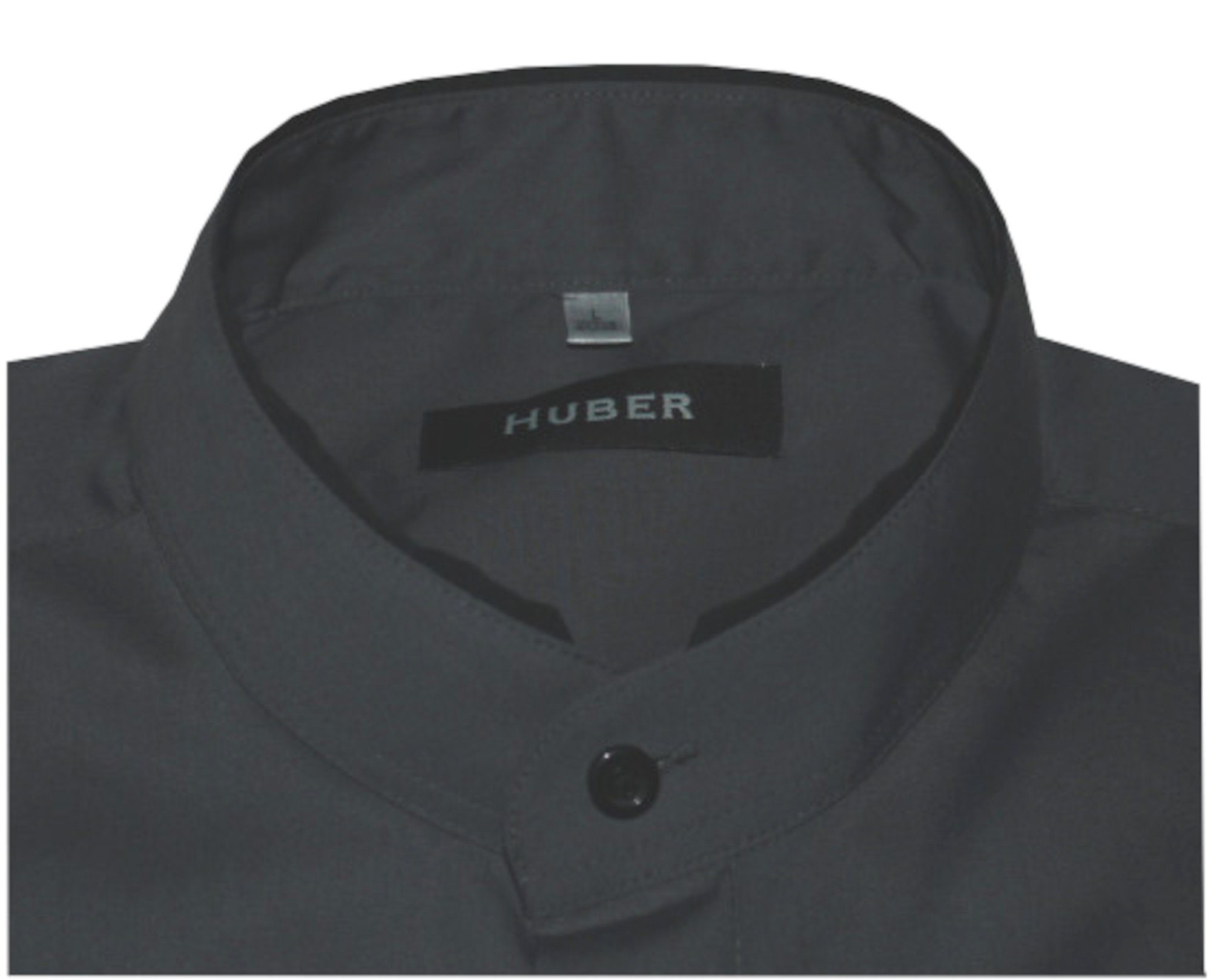 Huber Hemden Langarmhemd HU-0077 Stehkragen, Kragenkontrast, Regular Fit-ge günstig online kaufen