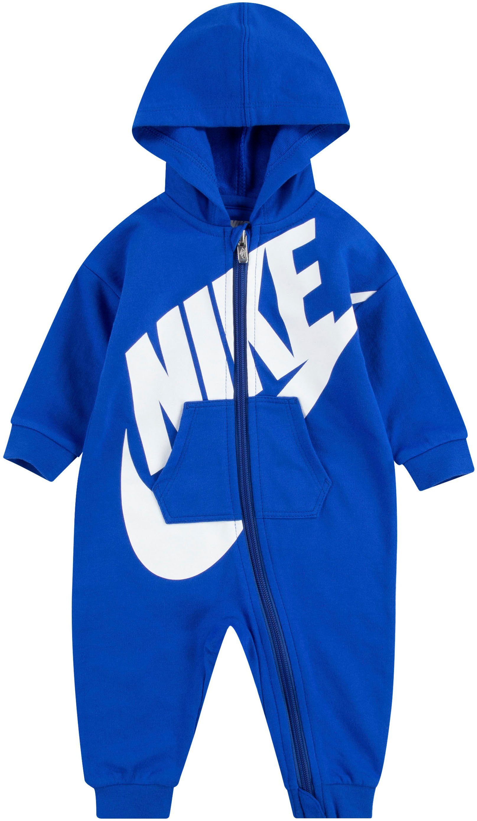 Nike Sportswear COVERALL DAY ALL NKN Strampler blau-weiß PLAY