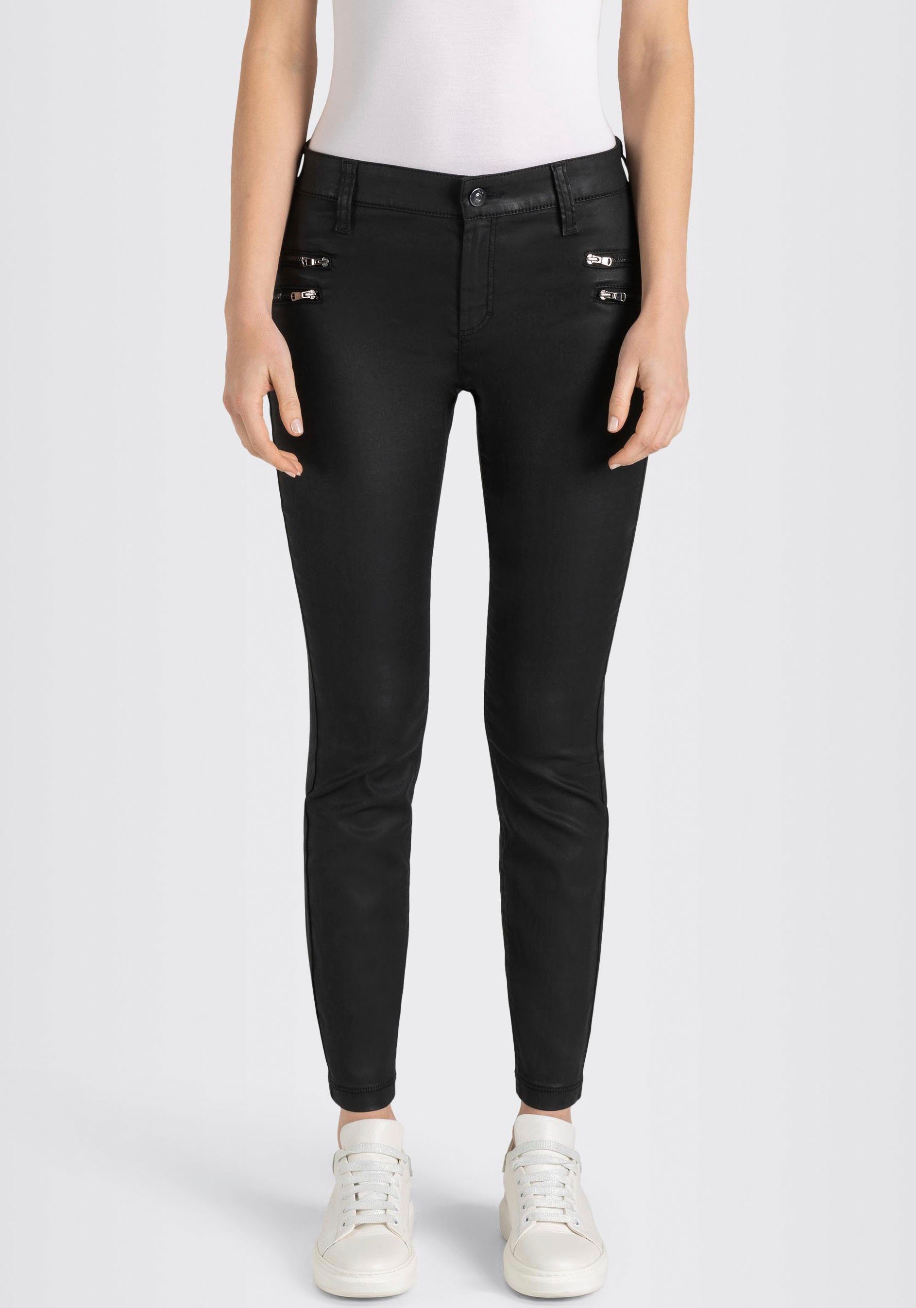 MAC Röhrenhose Zip Skinny