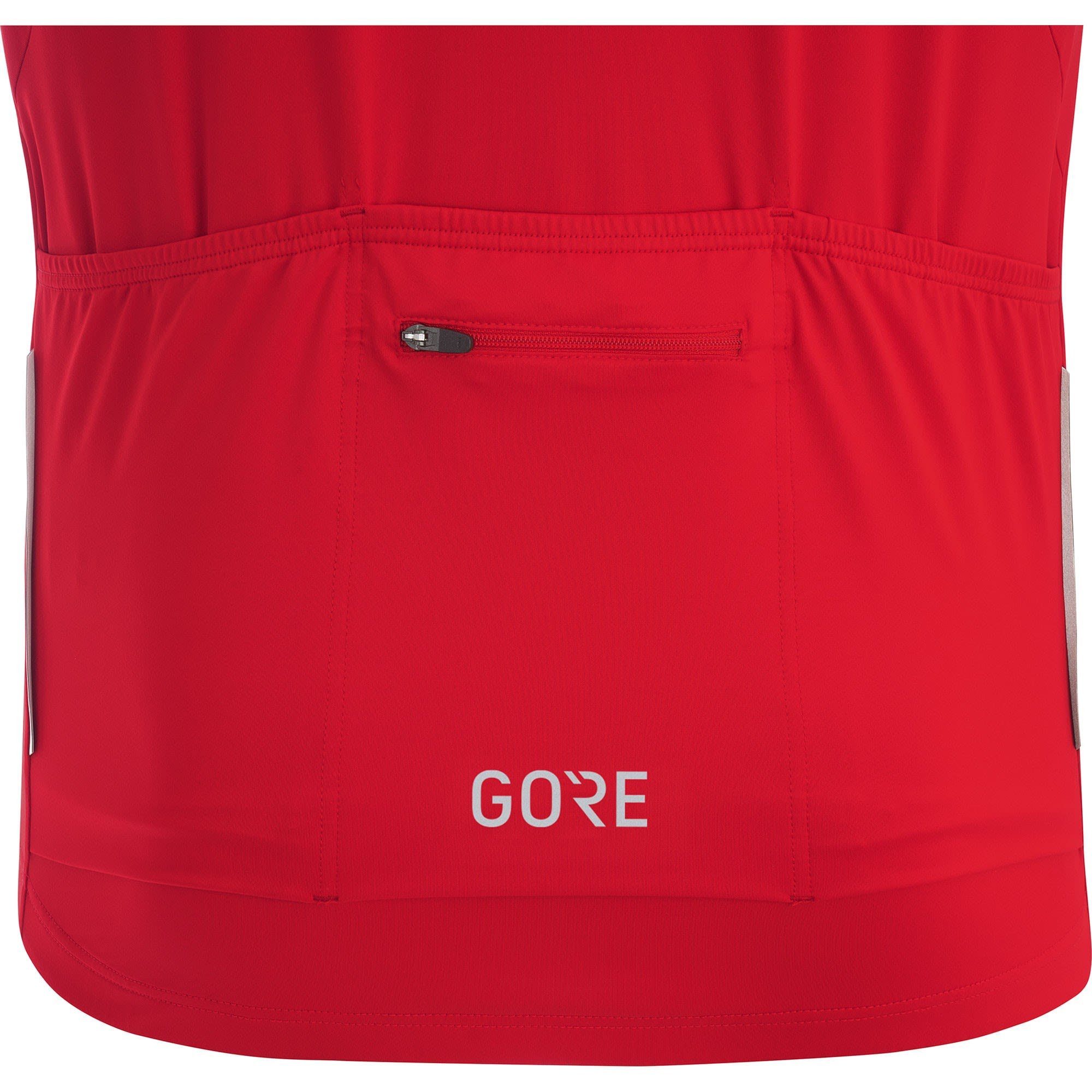GORE® Red C5 White Gore T-Shirt Herren - Wear Jersey M Kurzarm-Shirt