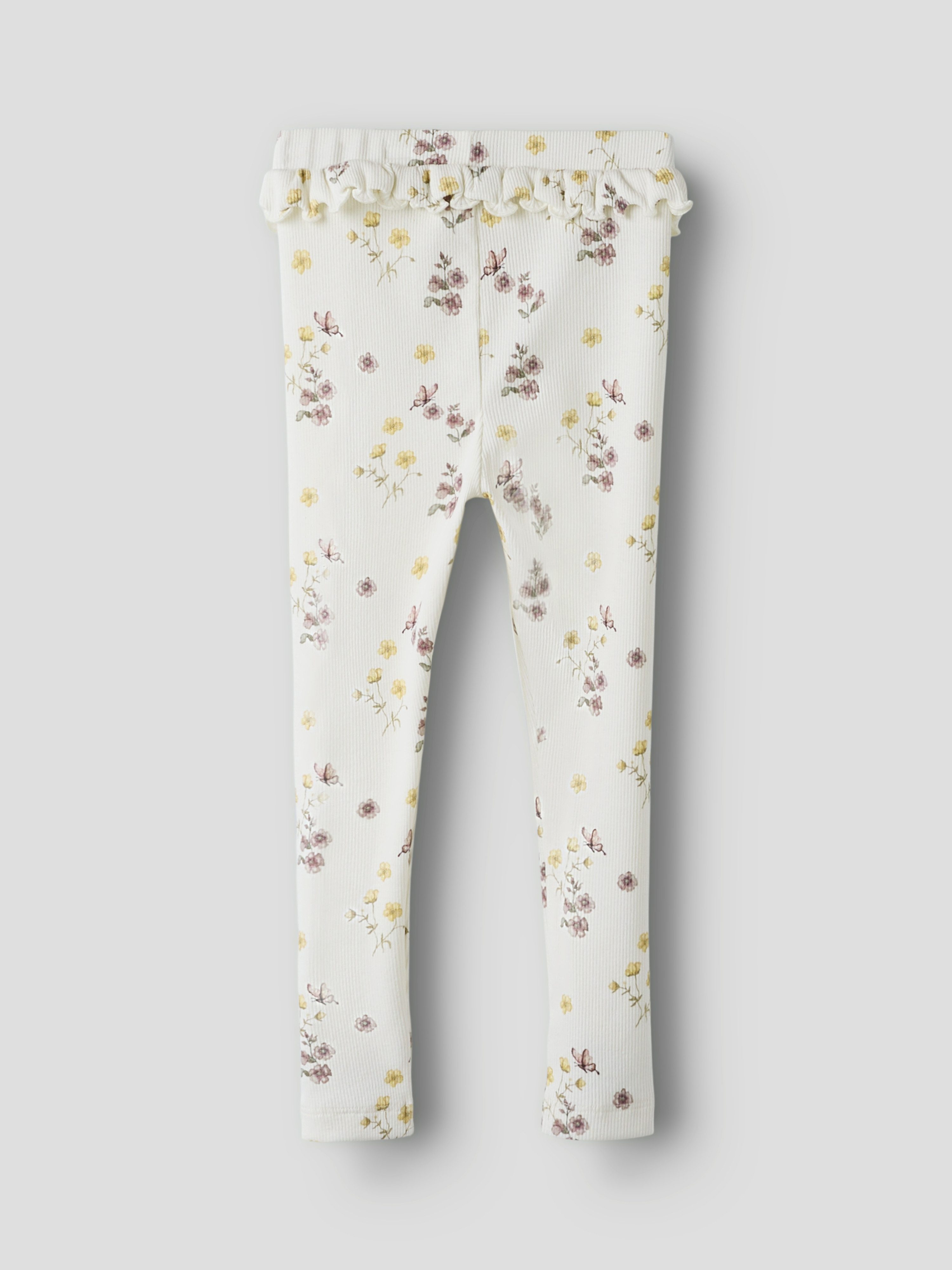 Lil' Atelier Leggings NMFGAVO EFI SLIM LEGGING LIL NOOS weiche Jersey Rippqualität