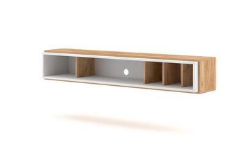 DB-Möbel Lowboard DB-Möbel zur Wandmontage mit 5 Ablagen,153cm