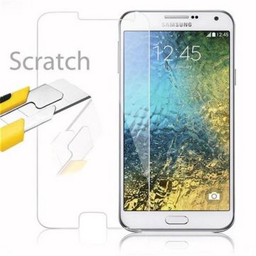 Cadorabo Schutzfolie Samsung Galaxy E7, (1-St), Schutzglas Panzer Folie (Tempered) Display-Schutzglas mit 3D Touch