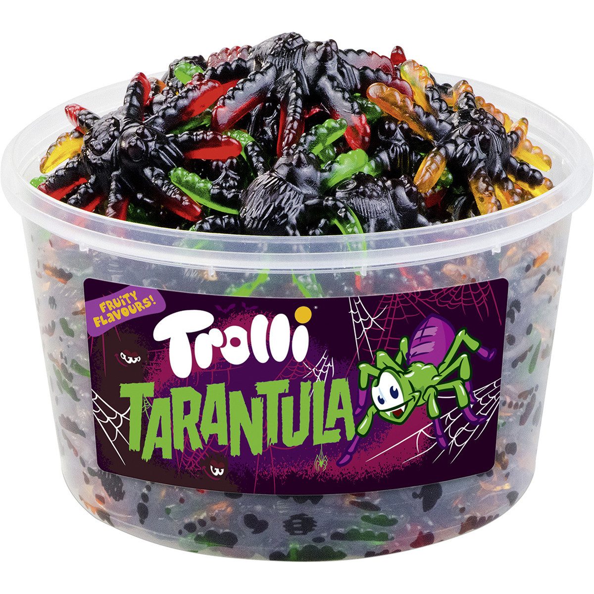 TROLLI Süßigkeit, Trolli Tarantulla extra weiche Fruchtgummi Spinnen 6 Sorten 975g