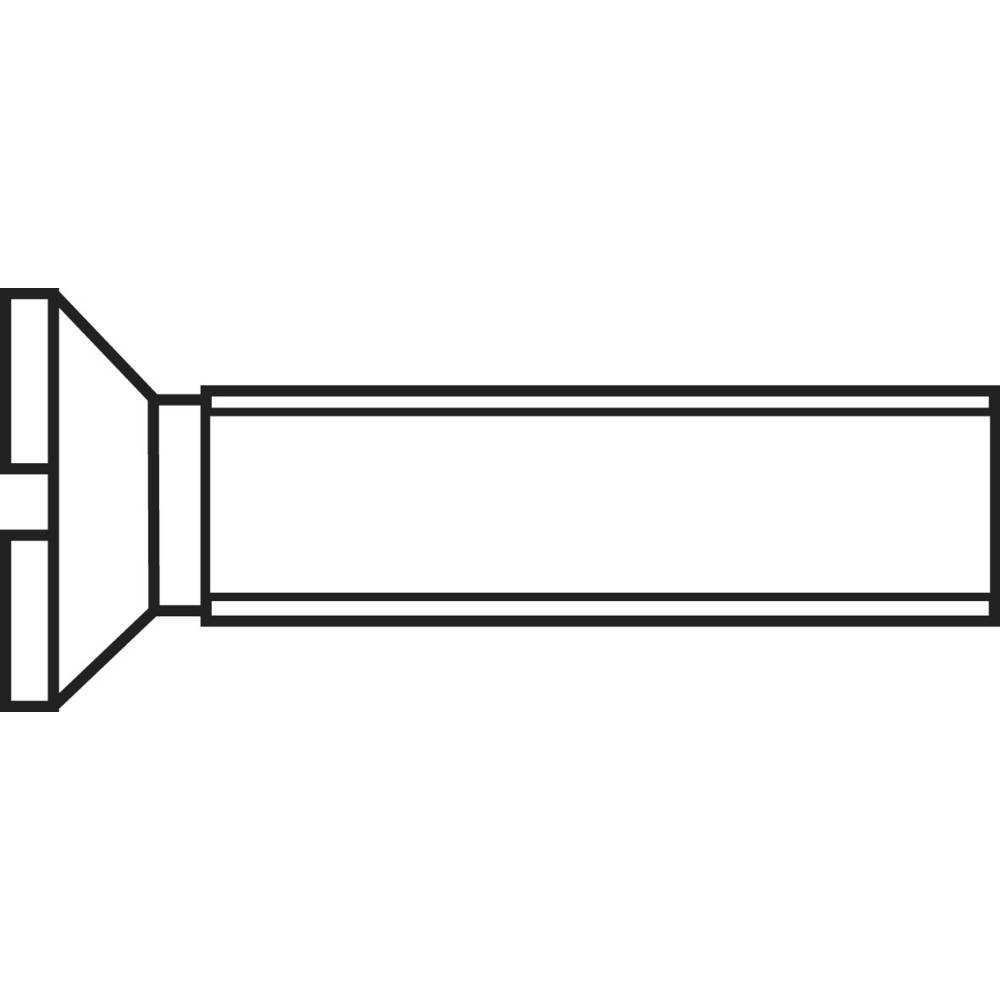 TOOLCRAFT Senkschraube Senkschrauben