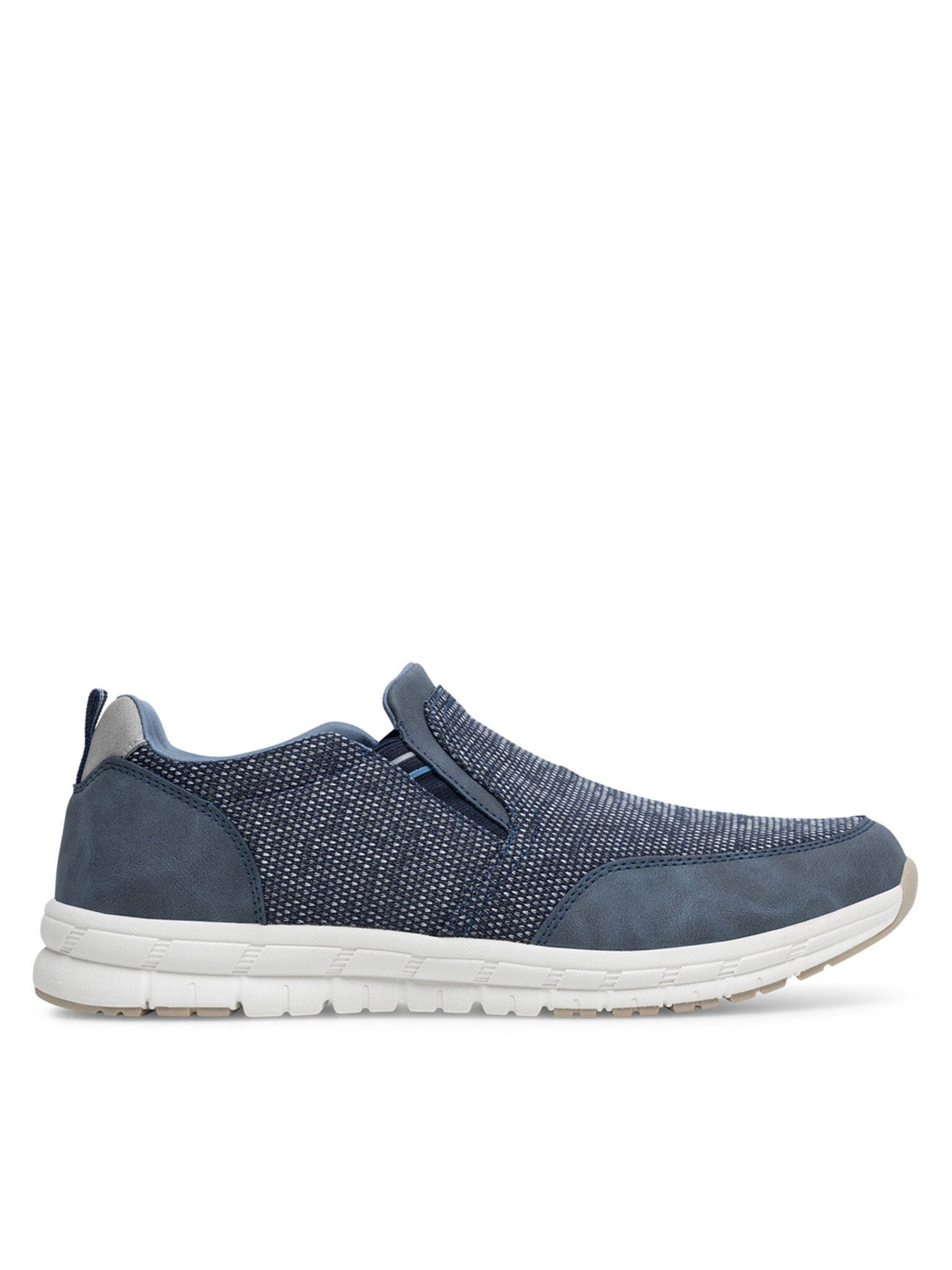 Go Soft Sneakers aus Stoff Herren 21S034 Dunkelblau Sneaker