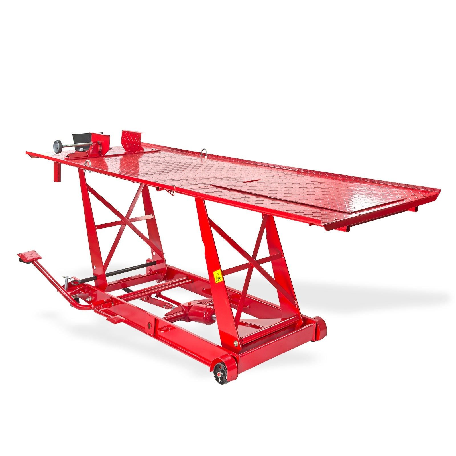 Motorradheber (Bestseller) Motorradrampe DMR1000, hydraulisch, bis 454 kg