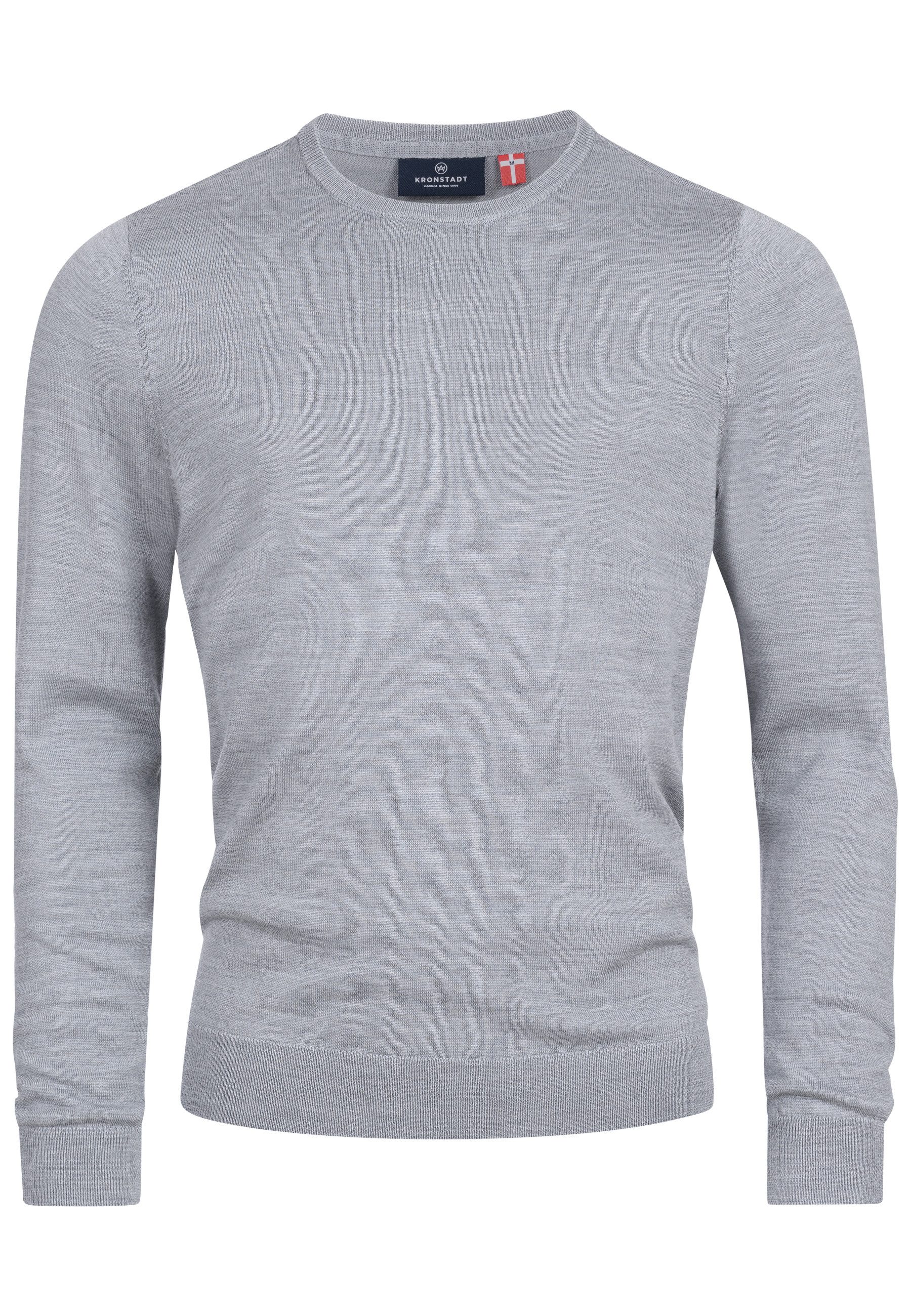 Kronstadt Strickpullover KSJohannes merino crew knit günstig online kaufen